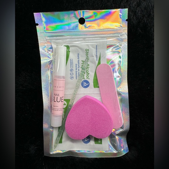 052 handmade press on nails size S - Picture 6 of 6